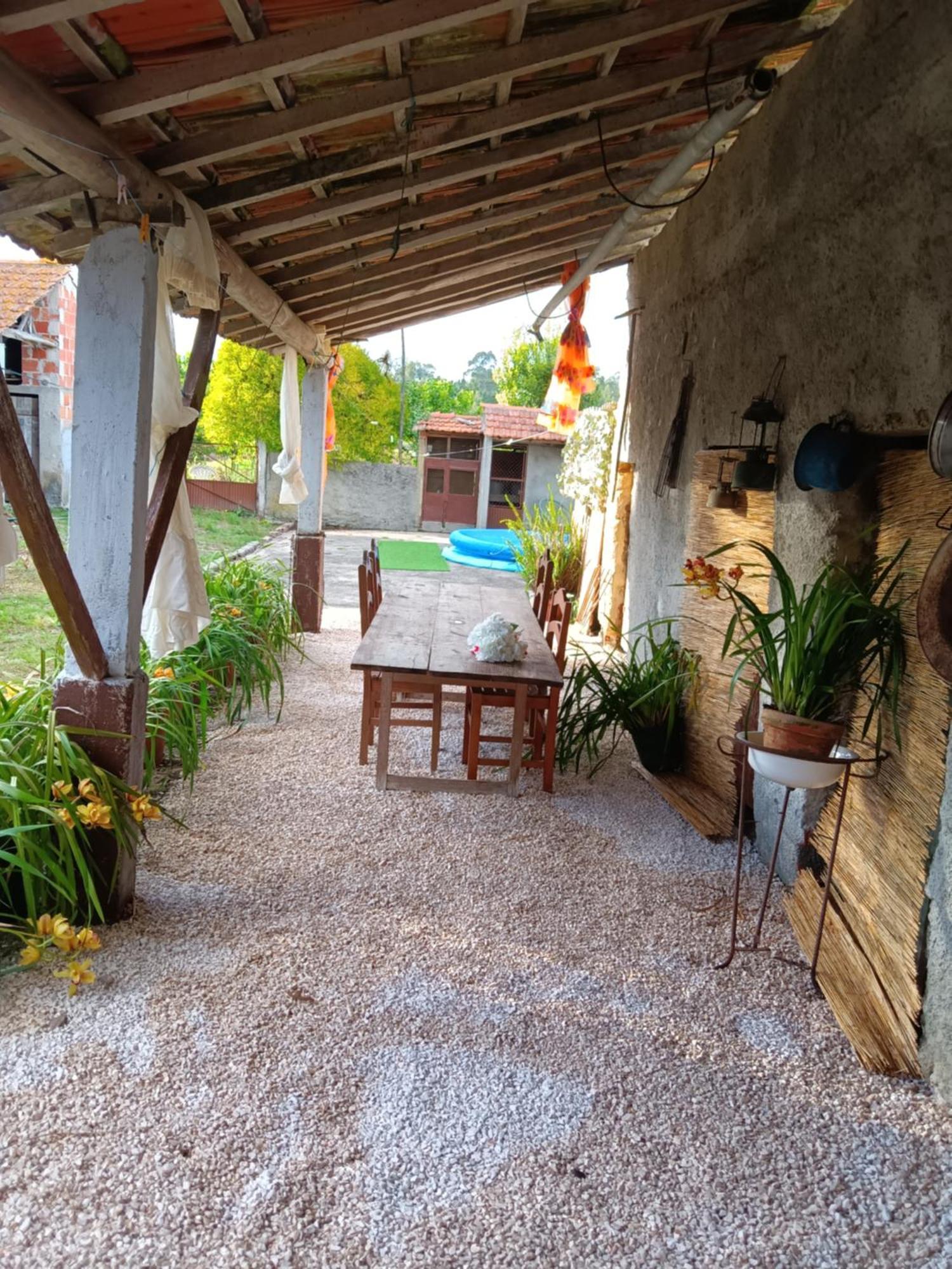 קאנטנהדה Casa Da Vovo Ceu - Casa De Campo Gandaresa - Country House, Entre Coimbra E Aveiro, A 15 Minutos Carro Praia Mira - Quintal Com Piscina Insuflavel מראה חיצוני תמונה